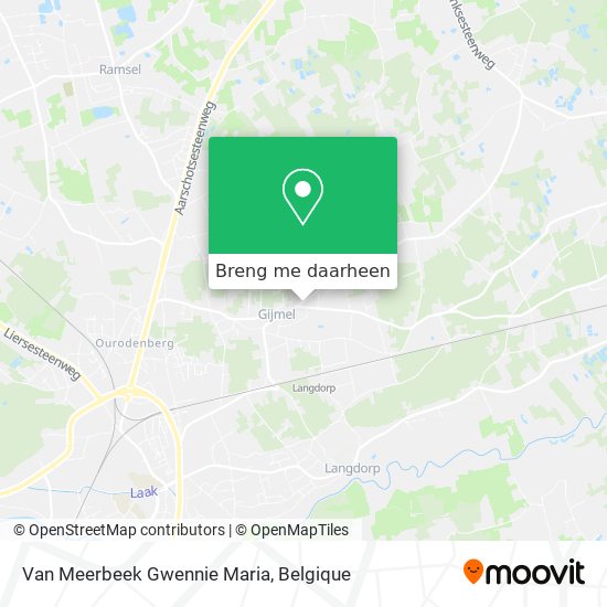 Van Meerbeek Gwennie Maria kaart