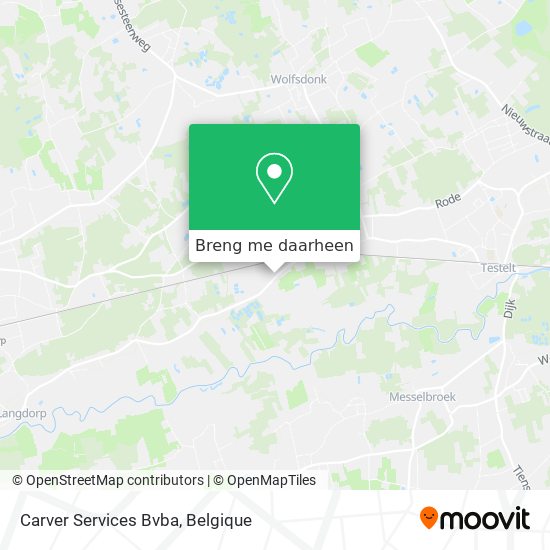 Carver Services Bvba kaart