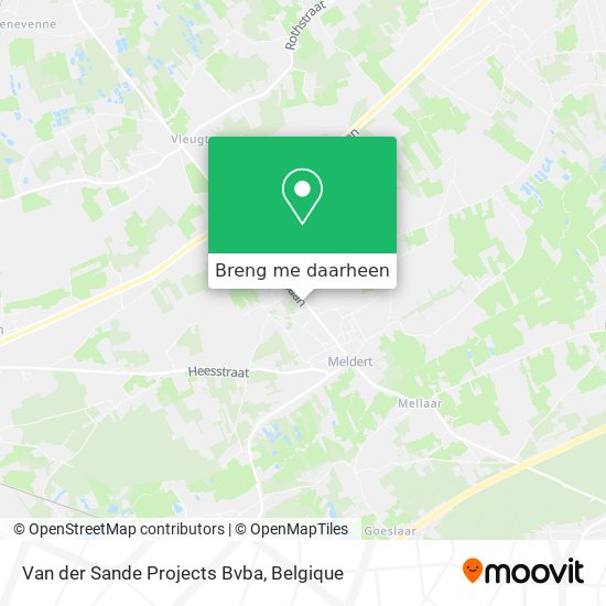 Van der Sande Projects Bvba kaart