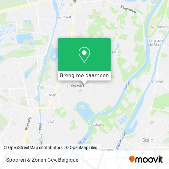 Spooren & Zonen Gcv kaart