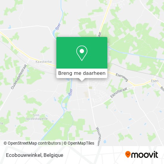 Ecobouwwinkel kaart