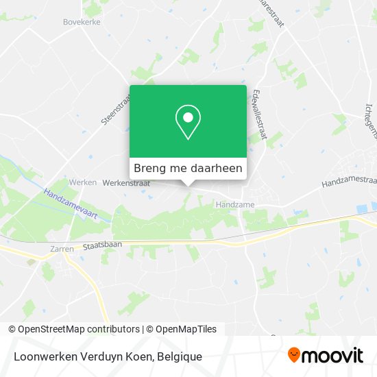 Loonwerken Verduyn Koen kaart