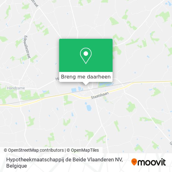 Hypotheekmaatschappij de Beide Vlaanderen NV kaart