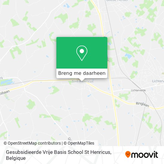 Gesubsidieerde Vrije Basis School St Henricus kaart