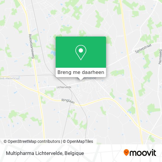 Multipharma Lichtervelde kaart