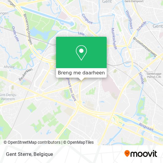 Gent Sterre kaart