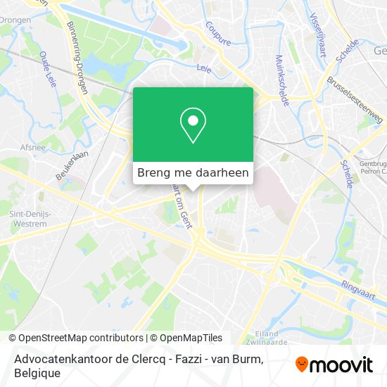 Advocatenkantoor de Clercq - Fazzi - van Burm kaart