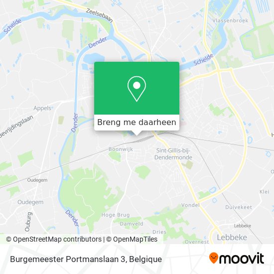 Burgemeester Portmanslaan 3 kaart