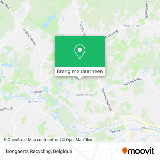 Bongaerts Recycling kaart
