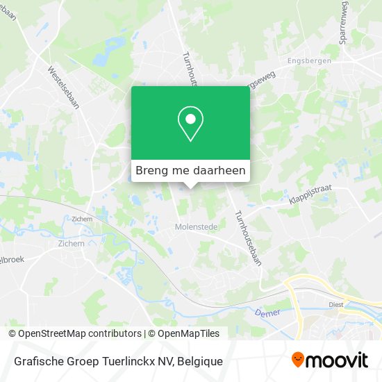 Grafische Groep Tuerlinckx NV kaart