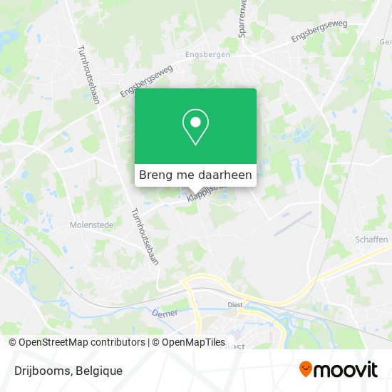 Drijbooms kaart