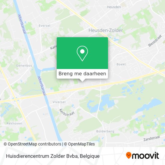 Huisdierencentrum Zolder Bvba kaart