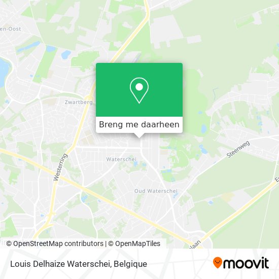 Louis Delhaize Waterschei kaart