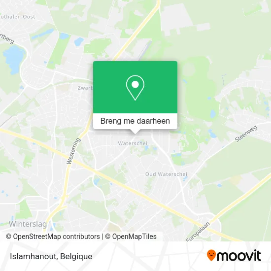 Islamhanout kaart