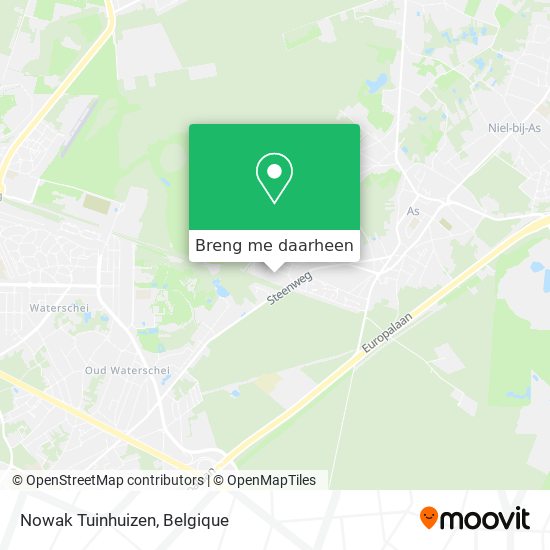 Nowak Tuinhuizen kaart