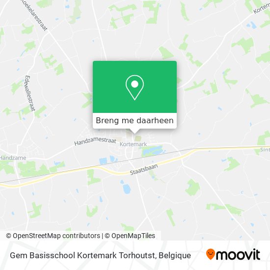 Gem Basisschool Kortemark Torhoutst kaart