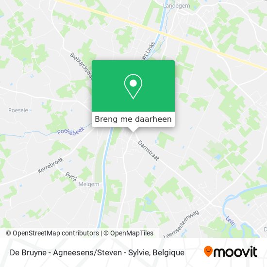 De Bruyne - Agneesens / Steven - Sylvie kaart