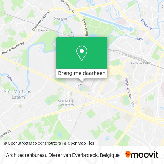 Architectenbureau Dieter van Everbroeck kaart