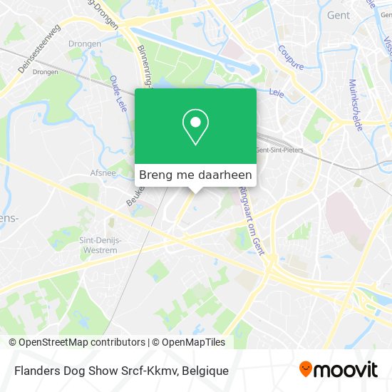 Flanders Dog Show Srcf-Kkmv kaart