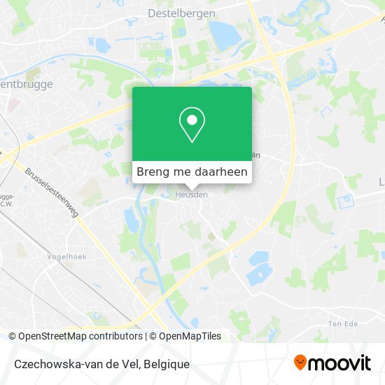 Czechowska-van de Vel kaart