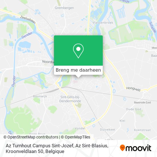Az Turnhout Campus Sint-Jozef, Az Sint-Blasius, Kroonveldlaan 50 kaart