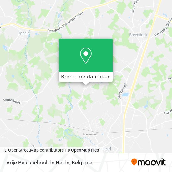 Vrije Basisschool de Heide kaart