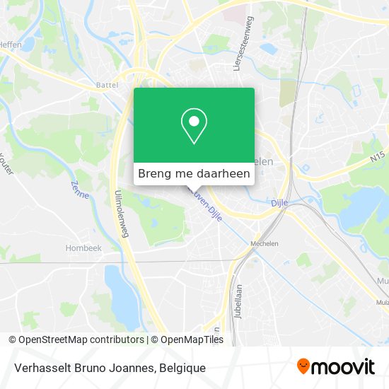 Verhasselt Bruno Joannes kaart