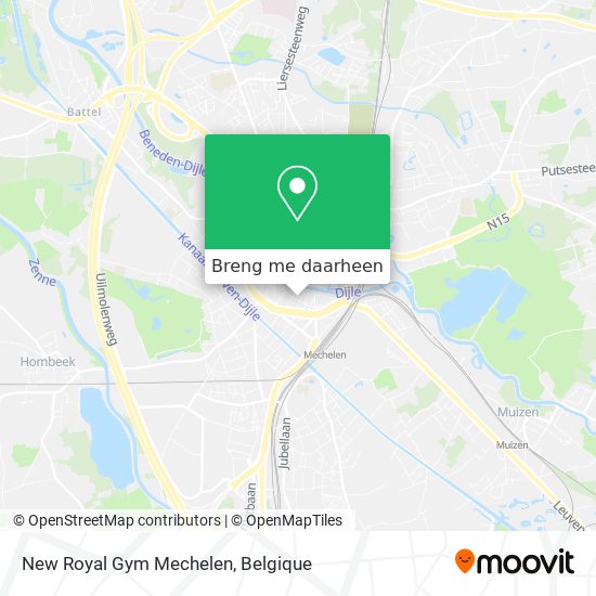 New Royal Gym Mechelen kaart