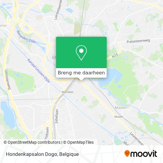 Hondenkapsalon Dogo kaart