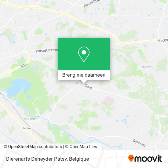 Dierenarts Deheyder Patsy kaart