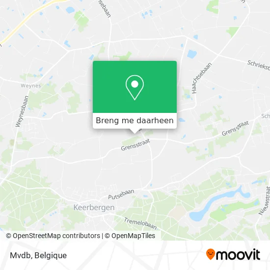Mvdb kaart