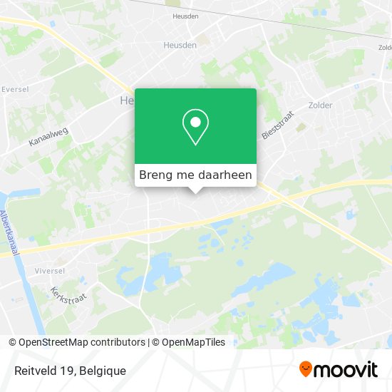 Reitveld 19 kaart