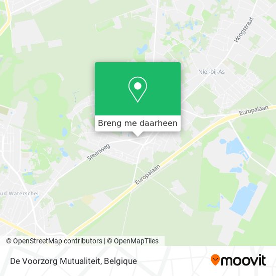 De Voorzorg Mutualiteit kaart
