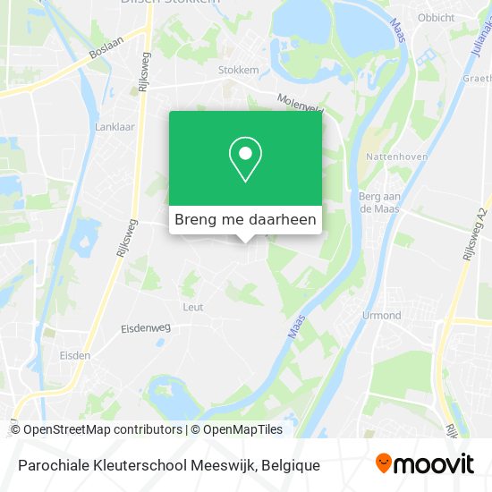 Parochiale Kleuterschool Meeswijk kaart