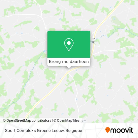 Sport Compleks Groene Leeuw kaart
