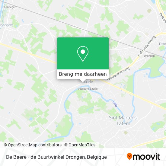 De Baere - de Buurtwinkel Drongen kaart