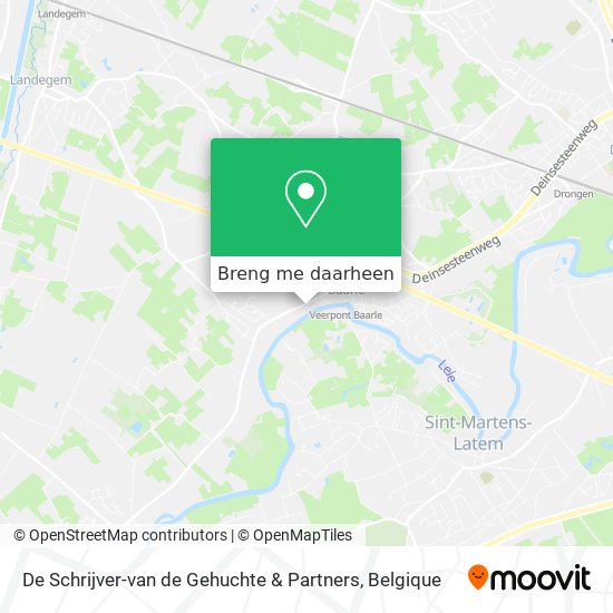 De Schrijver-van de Gehuchte & Partners kaart