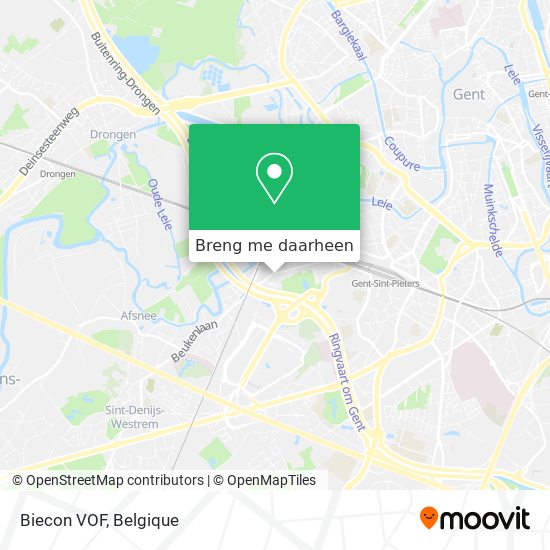 Biecon VOF kaart