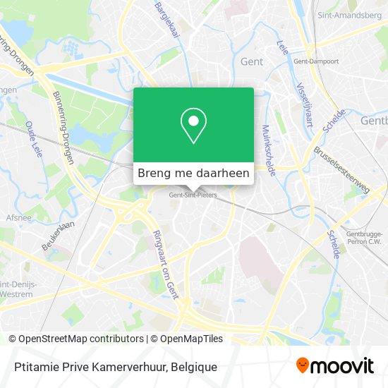 Ptitamie Prive Kamerverhuur kaart