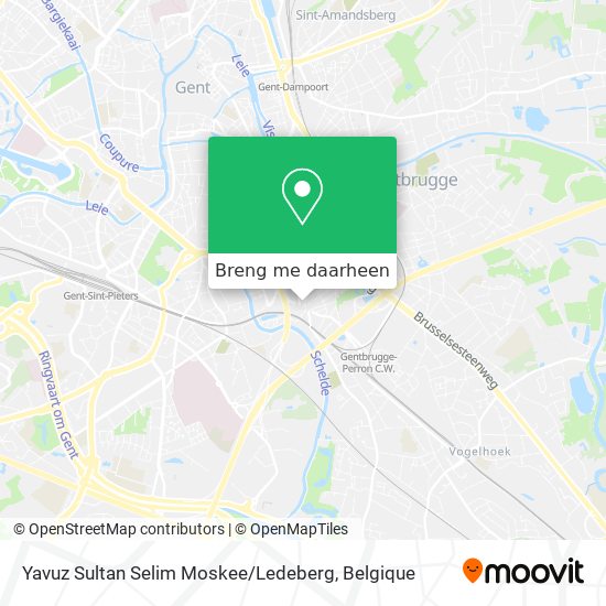 Yavuz Sultan Selim Moskee / Ledeberg kaart