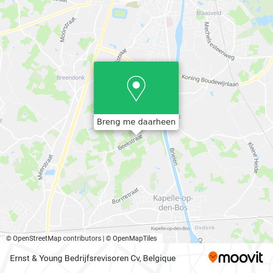 Ernst & Young Bedrijfsrevisoren Cv kaart