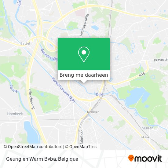 Geurig en Warm Bvba kaart