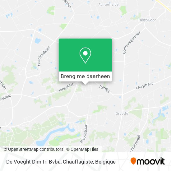 De Voeght Dimitri Bvba, Chauffagiste kaart