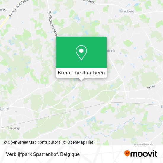 Verblijfpark Sparrenhof kaart