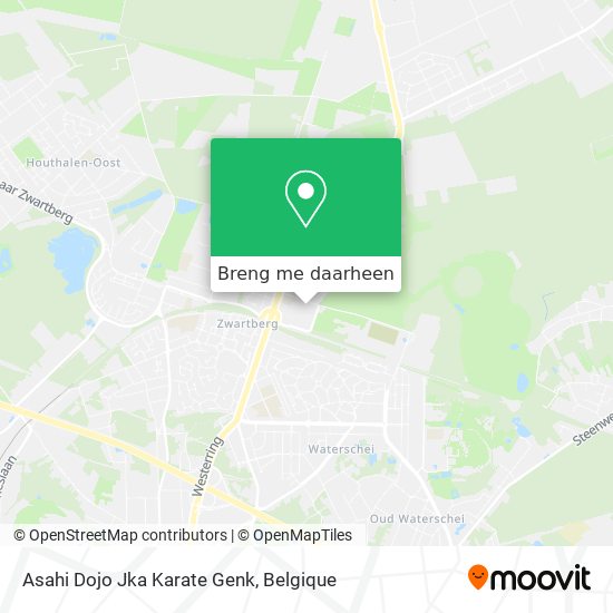 Asahi Dojo Jka Karate Genk kaart