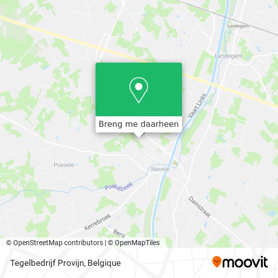 Tegelbedrijf Provijn kaart