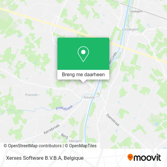 Xerxes Software B.V.B.A kaart