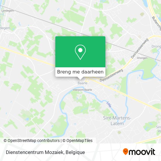 Dienstencentrum Mozaiek kaart