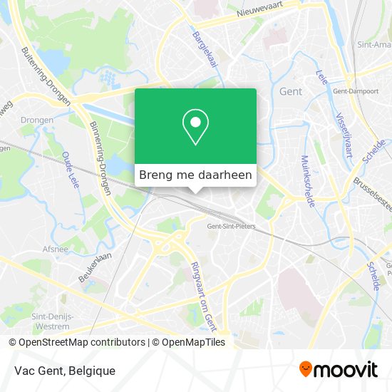Vac Gent kaart
