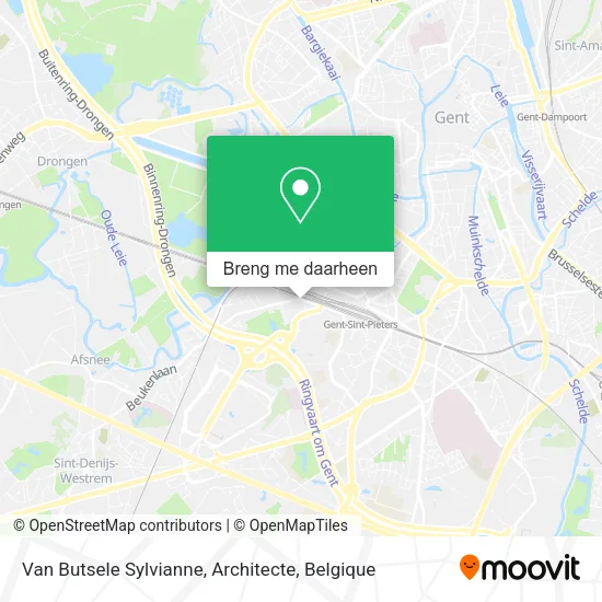 Van Butsele Sylvianne, Architecte kaart